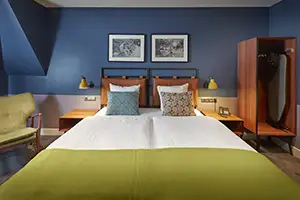 Double hotel room